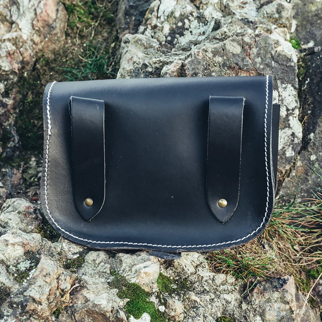 Image produit Sacoche médiévale de ceinture Hulda noire