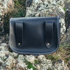 Image produit Sacoche médiévale de ceinture Hulda noire