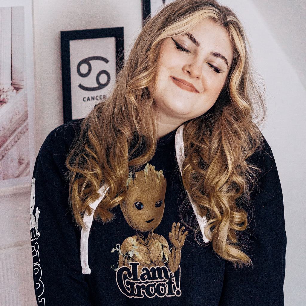 Image produit Guardians of the Galaxy - Sweat à Capuche I Am Groot Noir