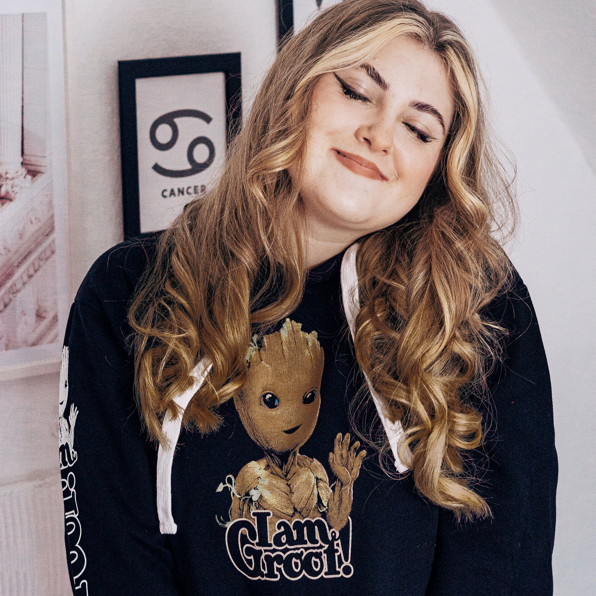 Image produit Guardians of the Galaxy - Sweat à Capuche I Am Groot Noir