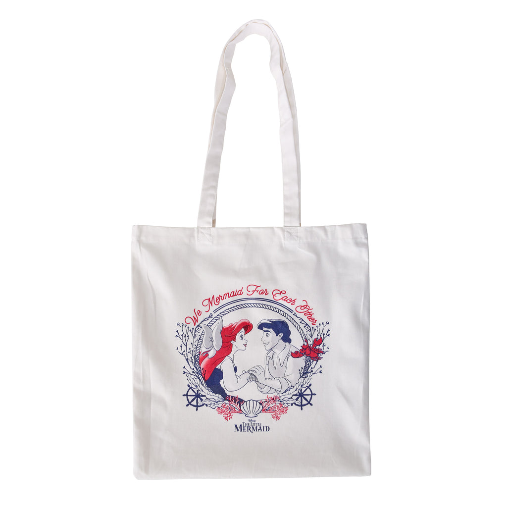 Produktbild Arielle - We Mermaid for Each Other Jutebeutel weiß