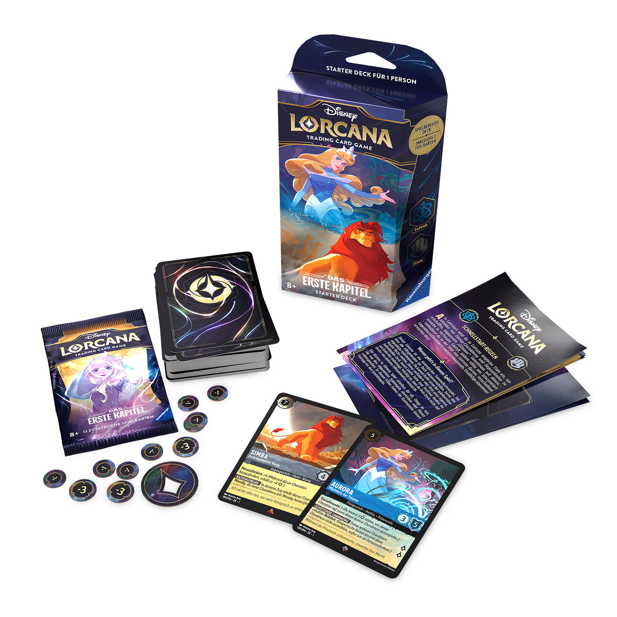 Product image Disney Lorcana Sapphire and Steel Starter Set - The First Chapter Trading Card Game
