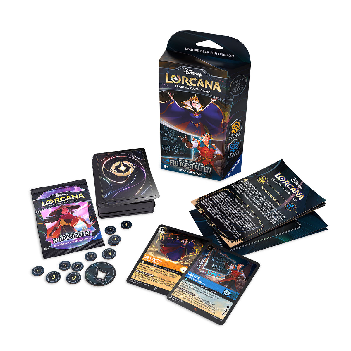 Image produit Disney Lorcana Ambre et Saphir Kit de départ - Montée des Formes de la Marée Jeu de Cartes à Collectionner