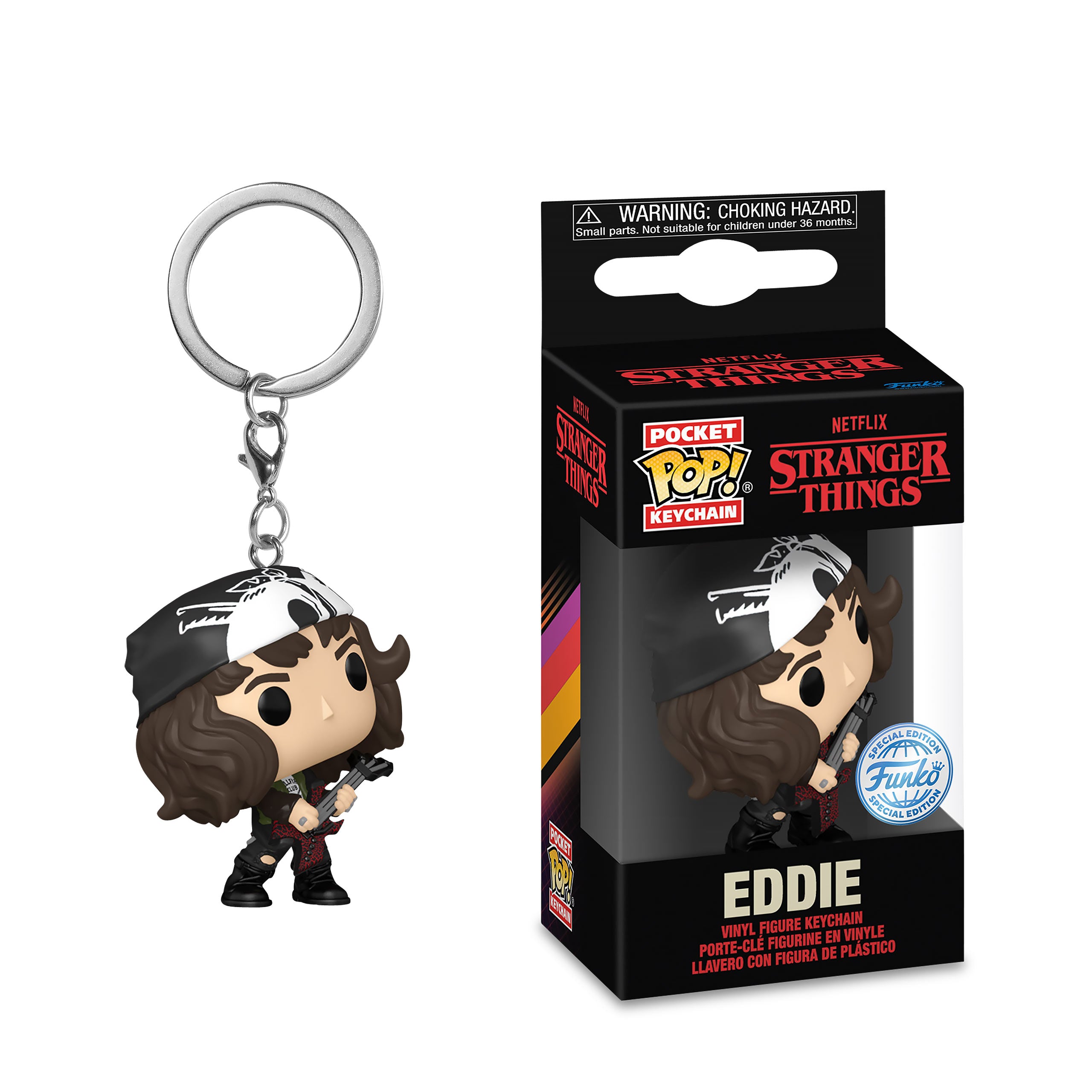 Image produit Stranger Things - Porte-clés Funko Pop Eddie
