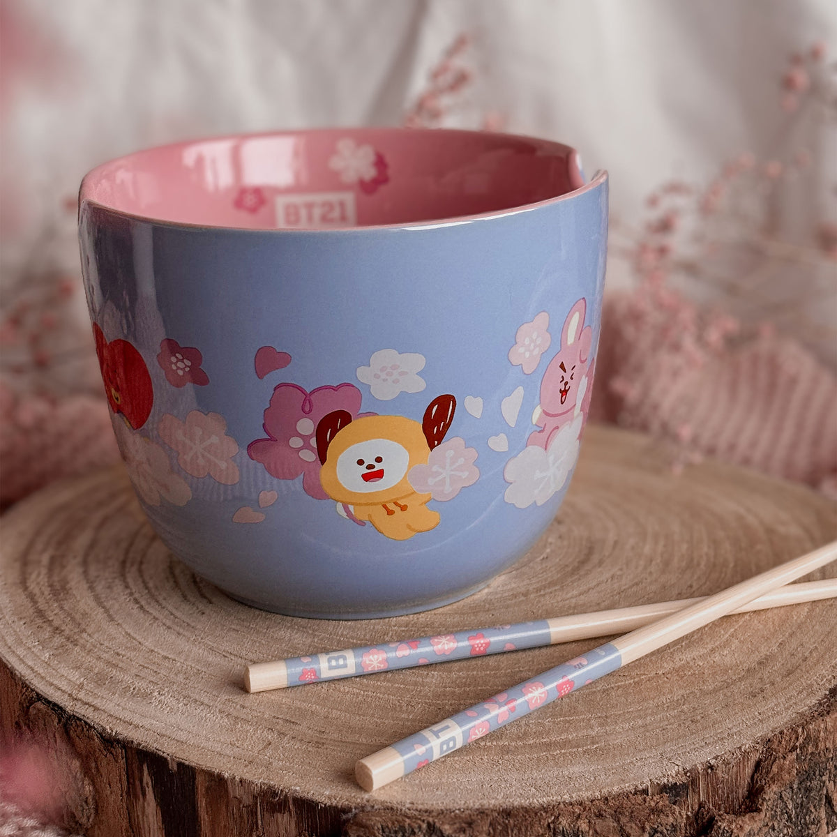 Produktbild BT21 - Characters Ramen Schale mit Ess-Stäbchen
