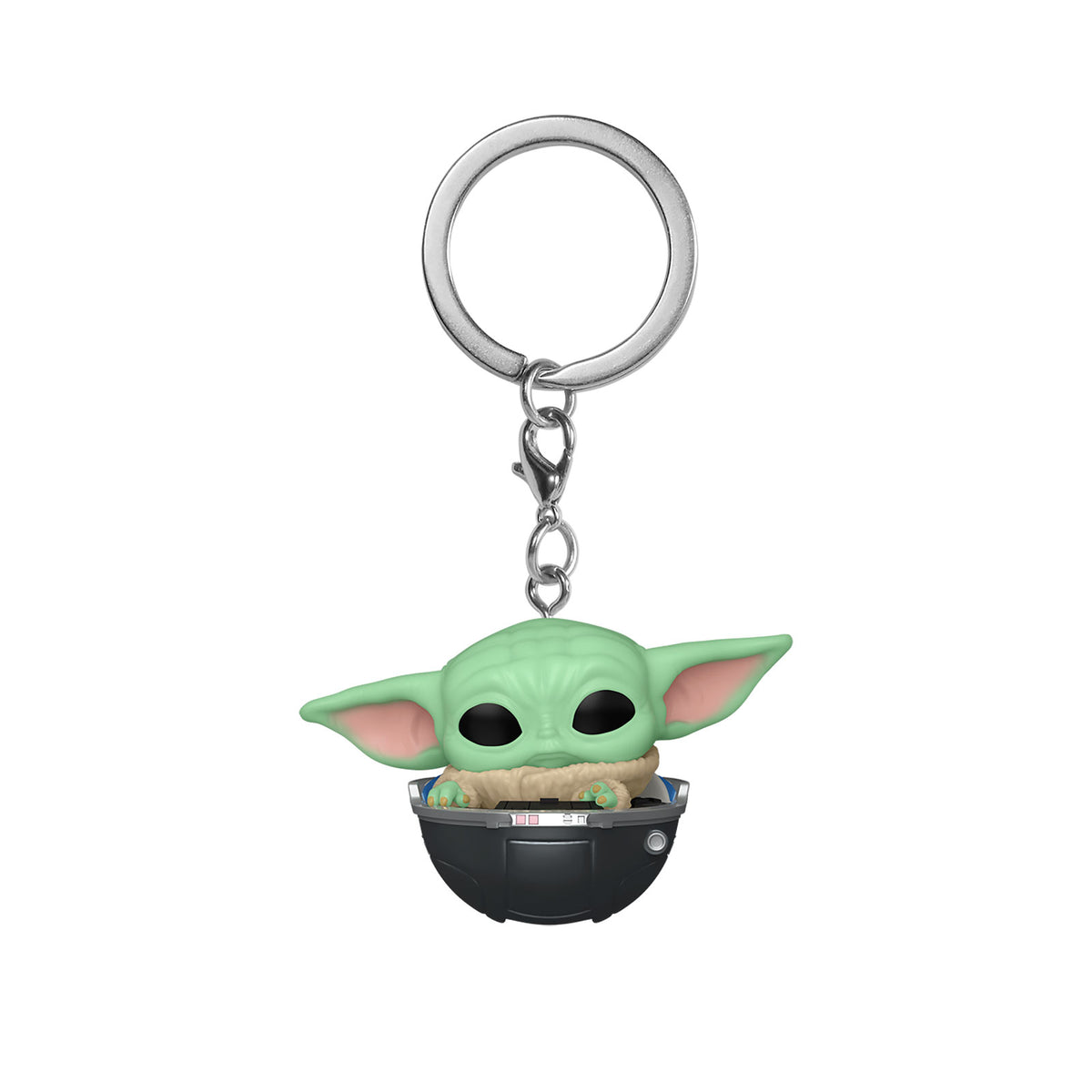 Image produit Grogu dans Poussette Funko Pop Porte-clés - Star Wars The Mandalorian