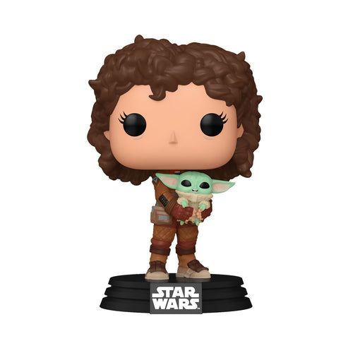 Produktbild Peli Motto mit Grogu Funko Pop Wackelkopf-Figur - Star Wars The Mandalorian