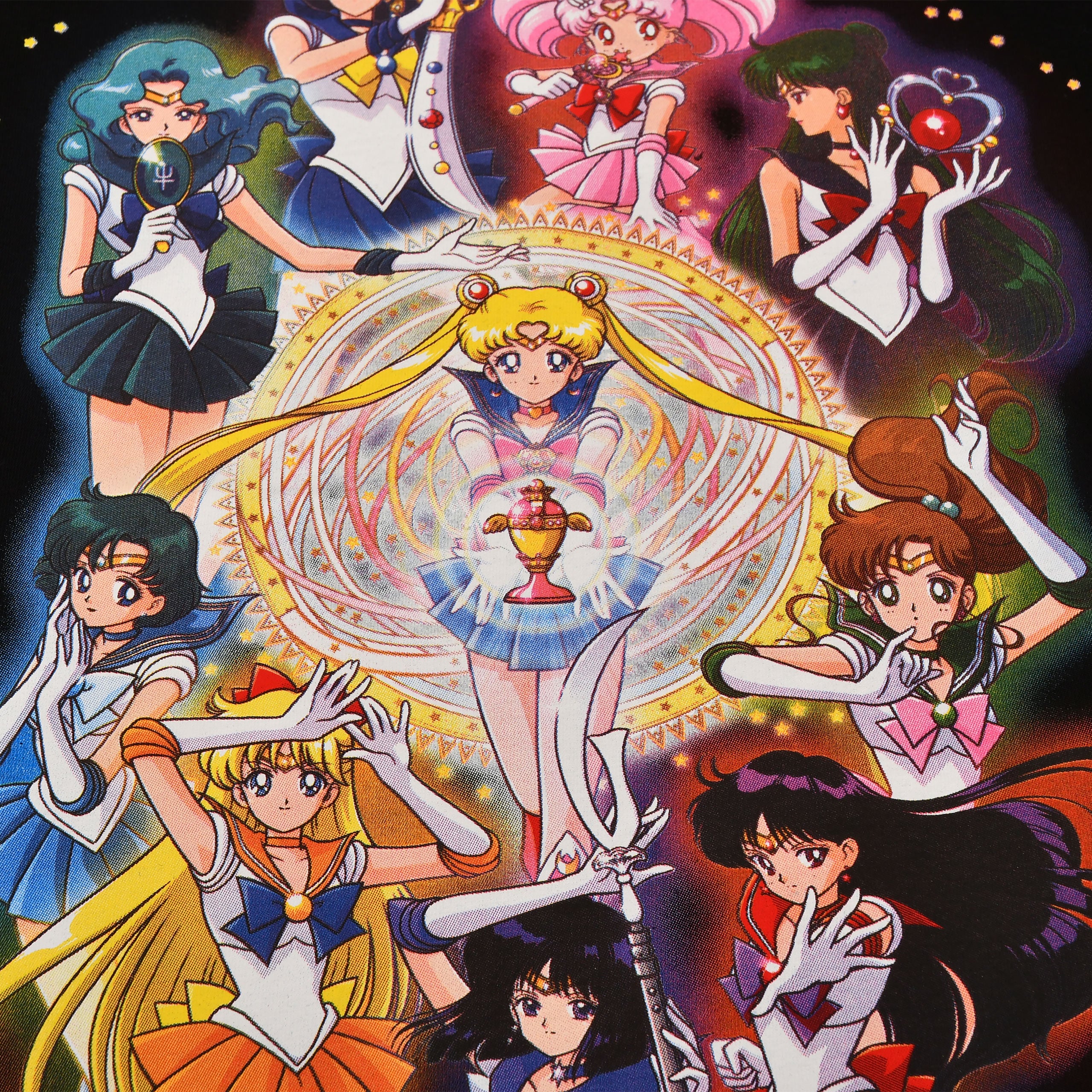 Produktbild Sailor Moon - Crew T-Shirt schwarz