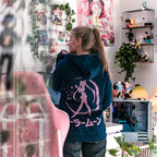 Produktbild Sailor Moon - Silhouette Hoodie blau