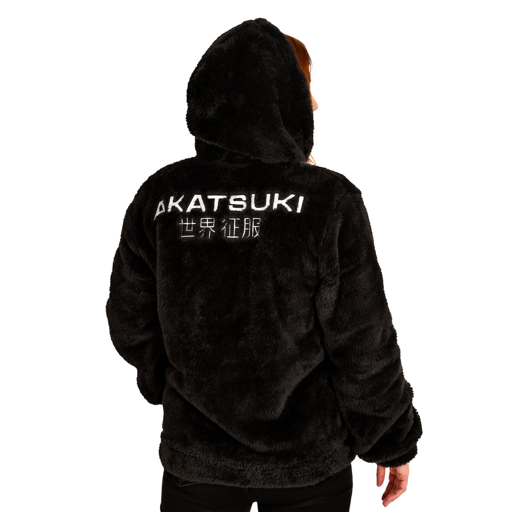 Image produit Naruto - Akatsuki Veste à Capuche en Peluche Noire