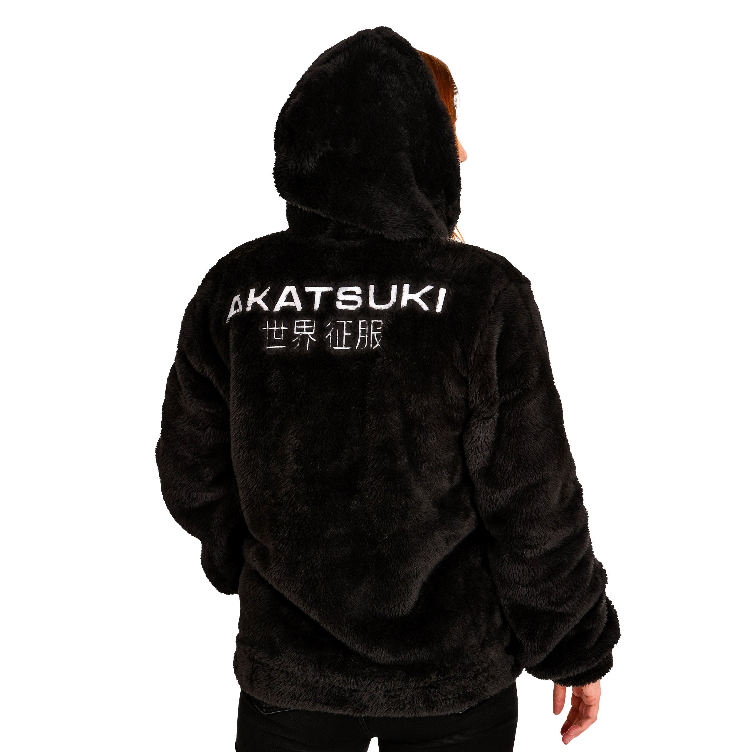 Image produit Naruto - Akatsuki Veste à Capuche en Peluche Noire