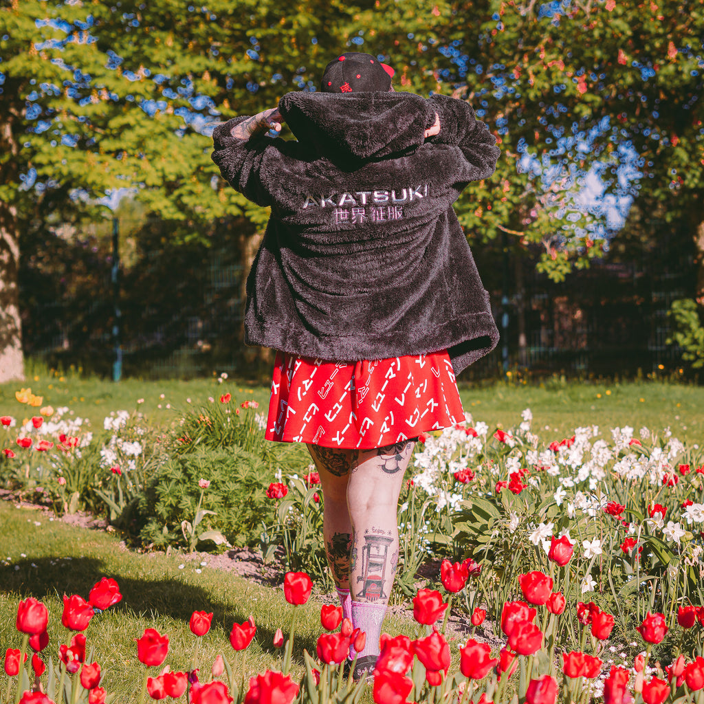 Image produit Naruto - Akatsuki Veste à Capuche en Peluche Noire