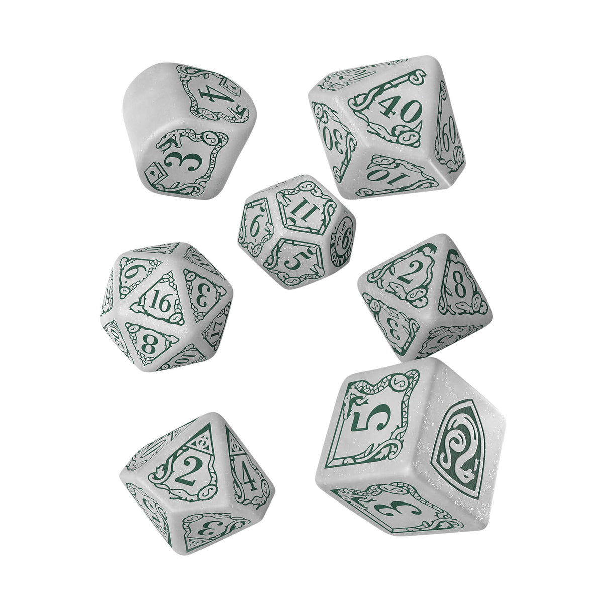 Image produit Harry Potter - Ensemble de dés RPG Slytherin 7pcs blanc