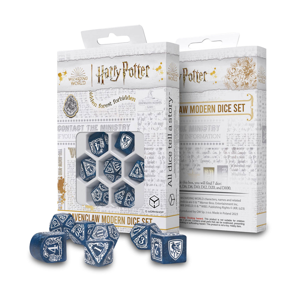 Image produit Harry Potter - Jeu de dés RPG Ravenclaw 7pcs bleu