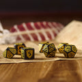 Image produit Harry Potter - Ensemble de dés RPG Hufflepuff 7pc Noir