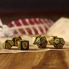 Image produit Harry Potter - Ensemble de dés RPG Hufflepuff 7pc Noir