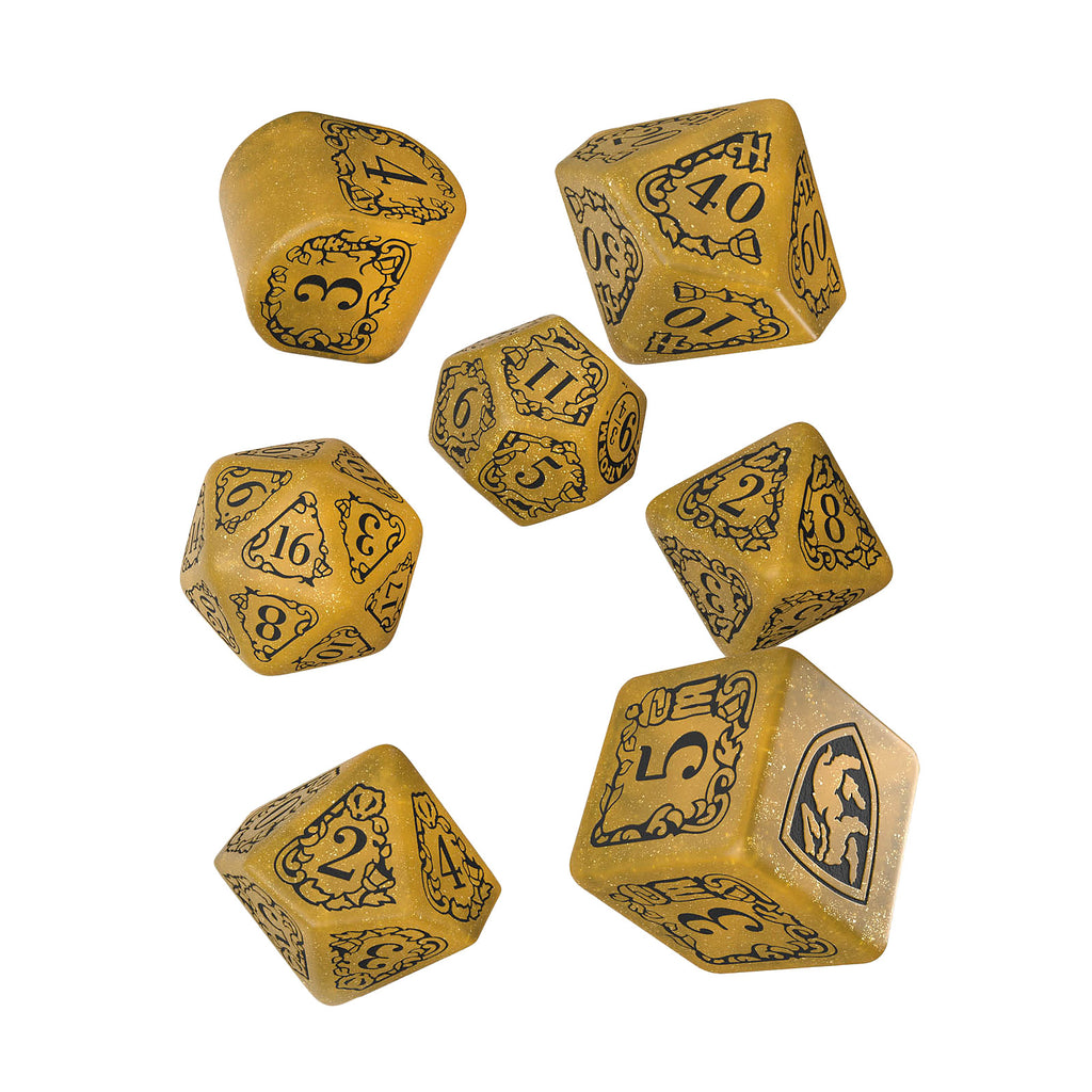 Image produit Harry Potter - Set de dés RPG Hufflepuff 7pcs jaune