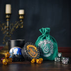 Immagine del prodotto Harry Potter - Set di dadi RPG di Serpeverde 5 pezzi con sacchetto per dadi verde
