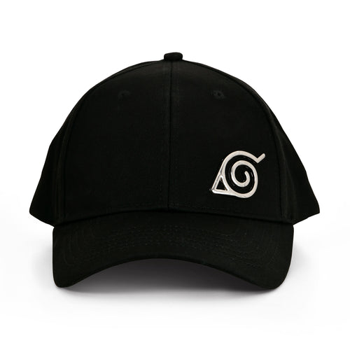 Image produit Naruto Shippuden - Casquette de baseball symbole Konoha noir