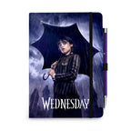 Immagine del prodotto Mercoledì - Quaderno A5 Downpour con penna