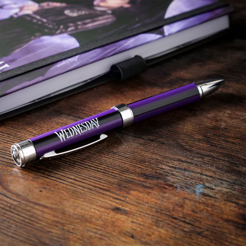 Immagine del prodotto Mercoledì - Quaderno A5 Downpour con penna