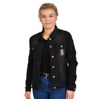 Image produit Mercredi - Veste en jean Académie Nevermore noir