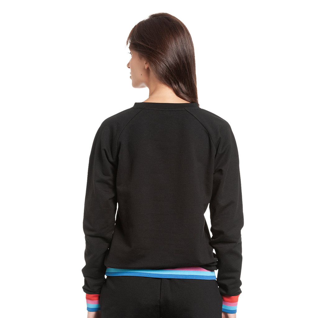 Immagine del prodotto Lilo & Stitch - Maglione Rainbow Stitch per Donne Nero