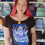 Immagine del prodotto Villains - T-shirt Ursula da donna aderente nera