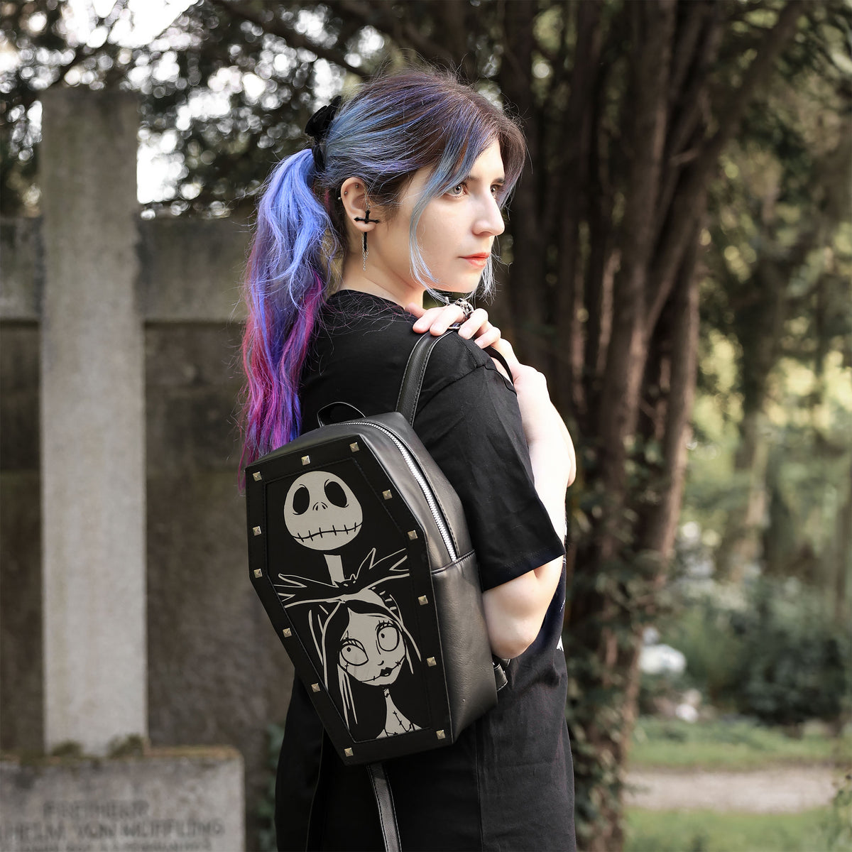 Produktbild Nightmare Before Christmas - Jack & Sally Rucksack schwarz