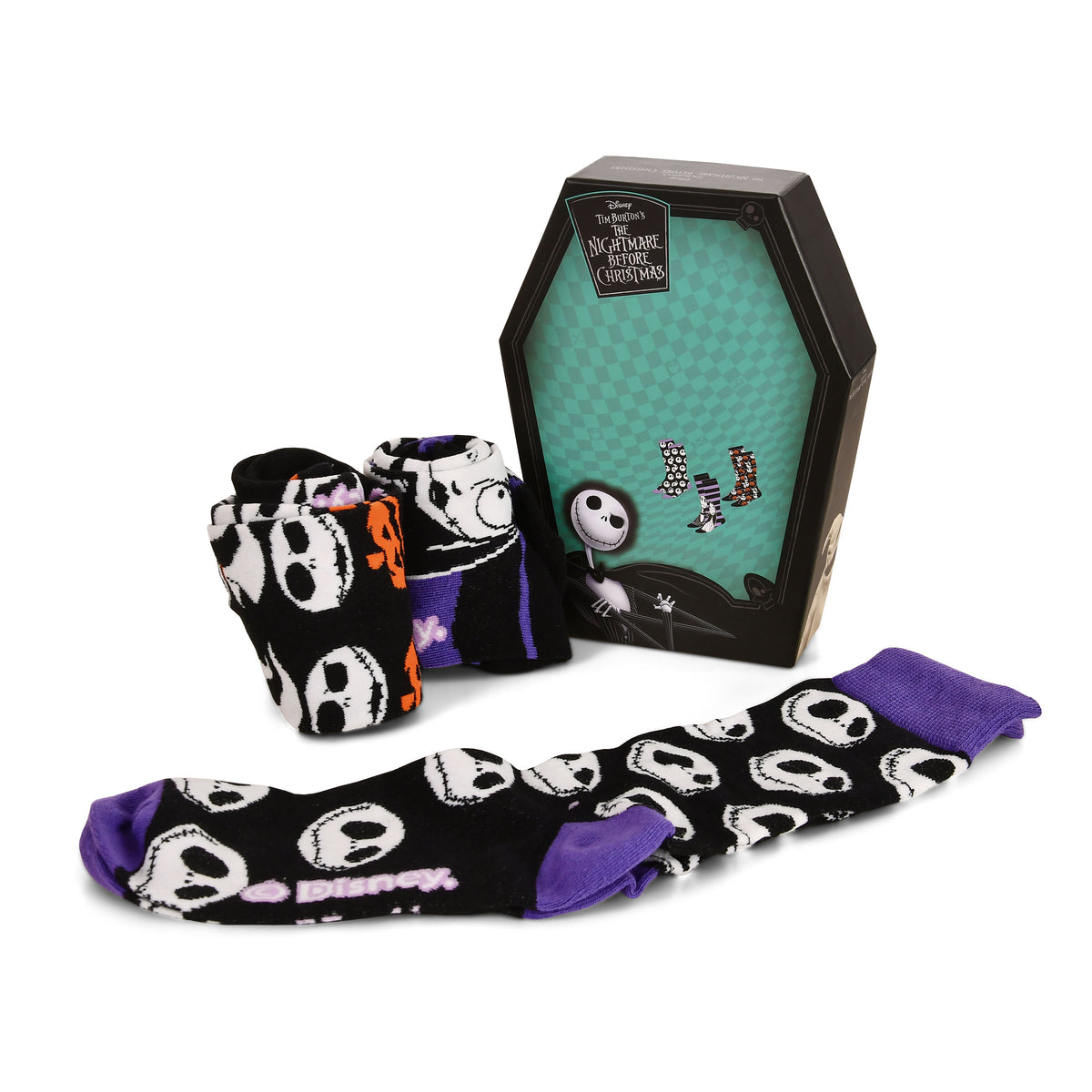 Produktbild Nightmare Before Christmas - Jack & Sally Socken 3er Set