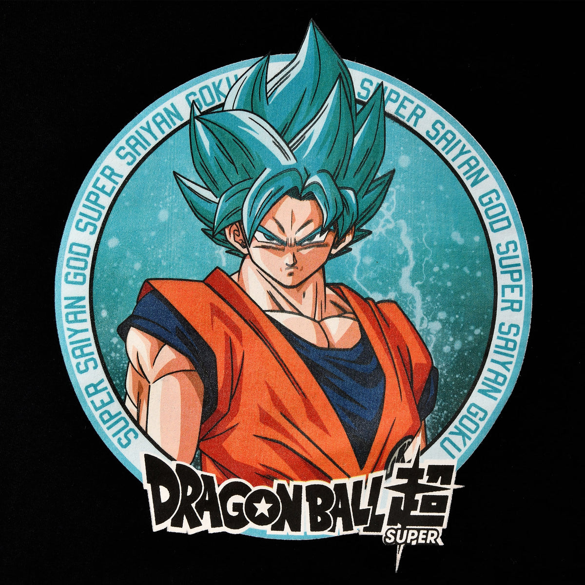 Image produit Dragon Ball Super - Sweat à capuche Goku Super Saiyan Blue noir