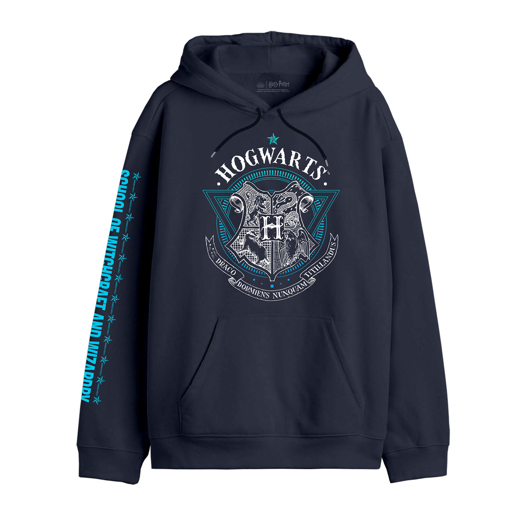 Produktbild Harry Potter - Hogwarts School of Witchcraft Hoodie blau