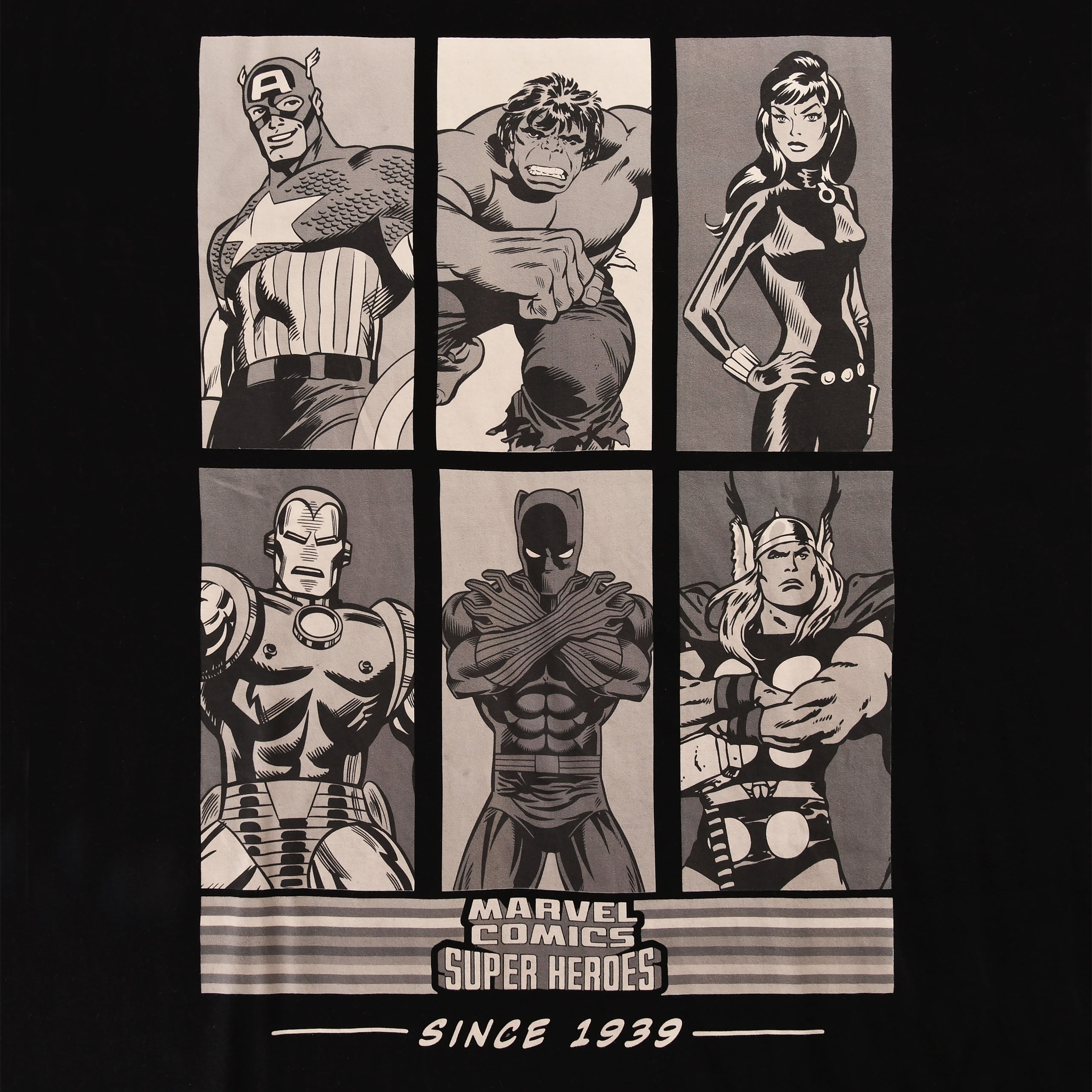 Produktbild Marvel Comics - Super Heroes Since 1939 Oversize T-Shirt schwarz