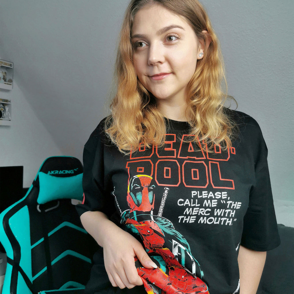 Immagine del prodotto Deadpool - The Merc With The Mouth T-Shirt Oversize Nera