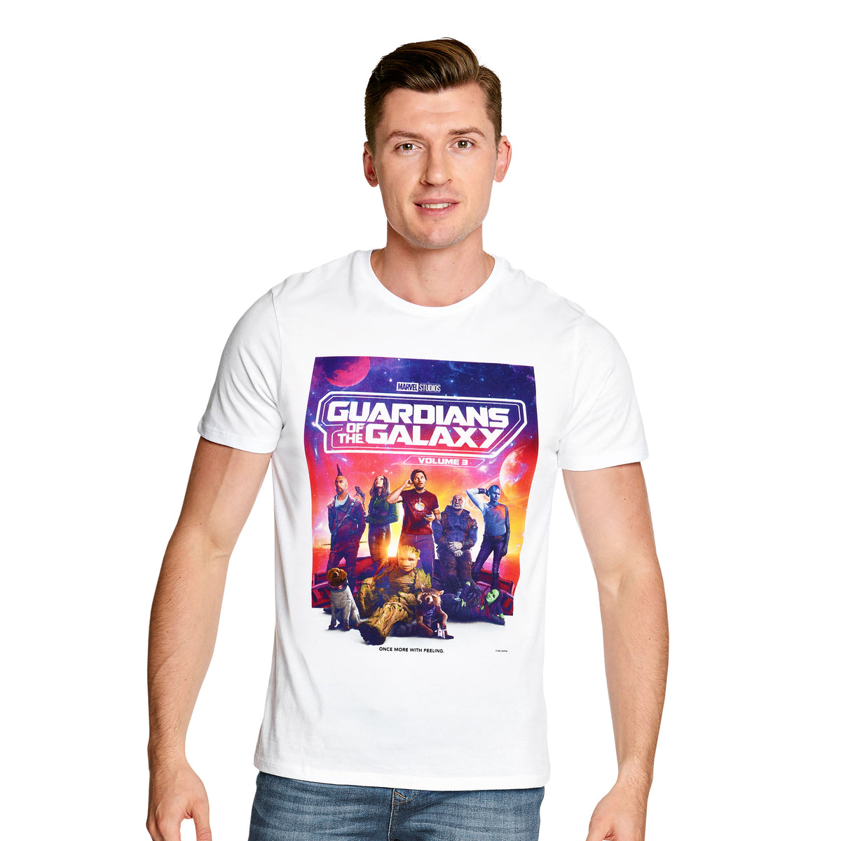Image produit Guardiens de la Galaxie - T-shirt d'équipage blanc