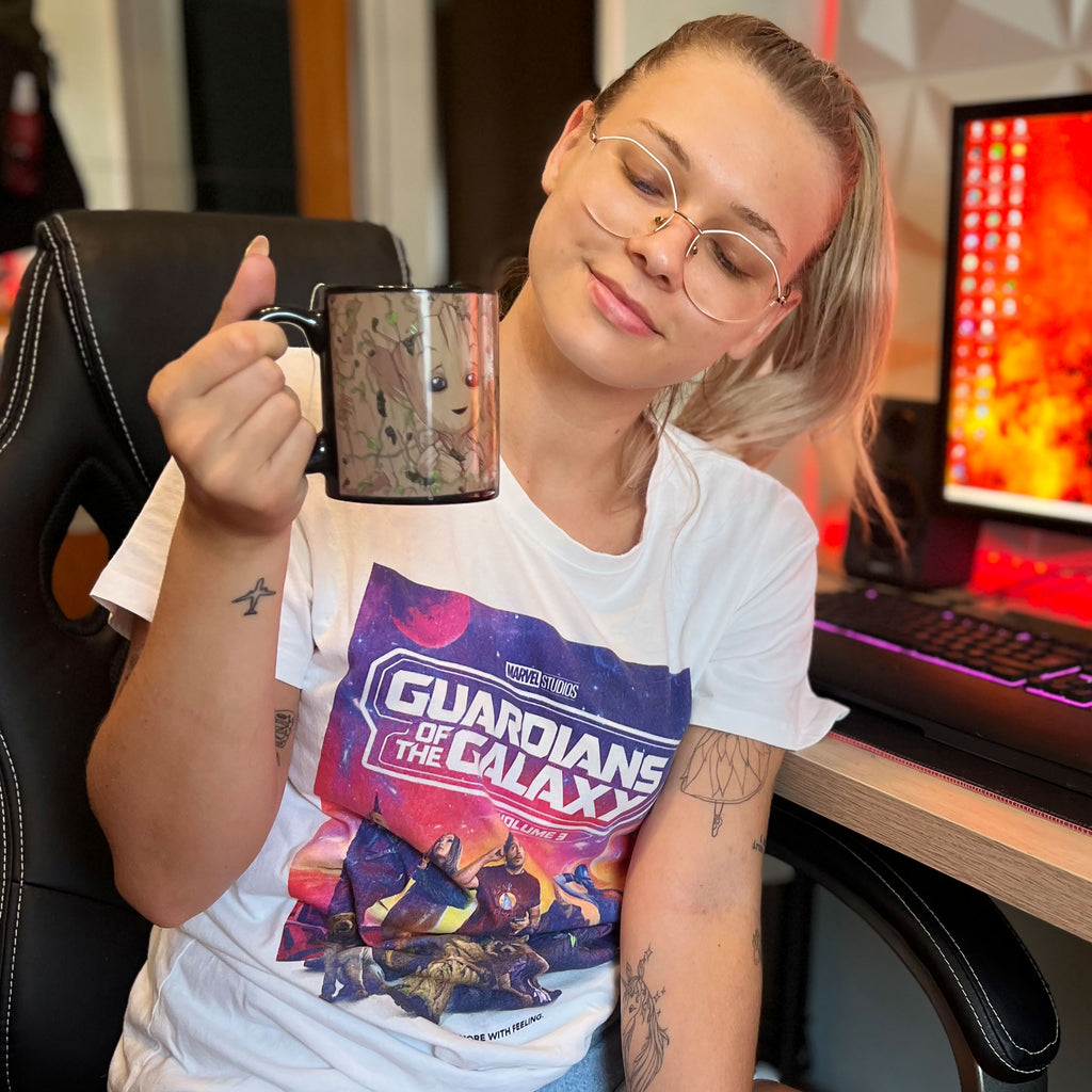 Image produit Guardiens de la Galaxie - T-shirt d'équipage blanc