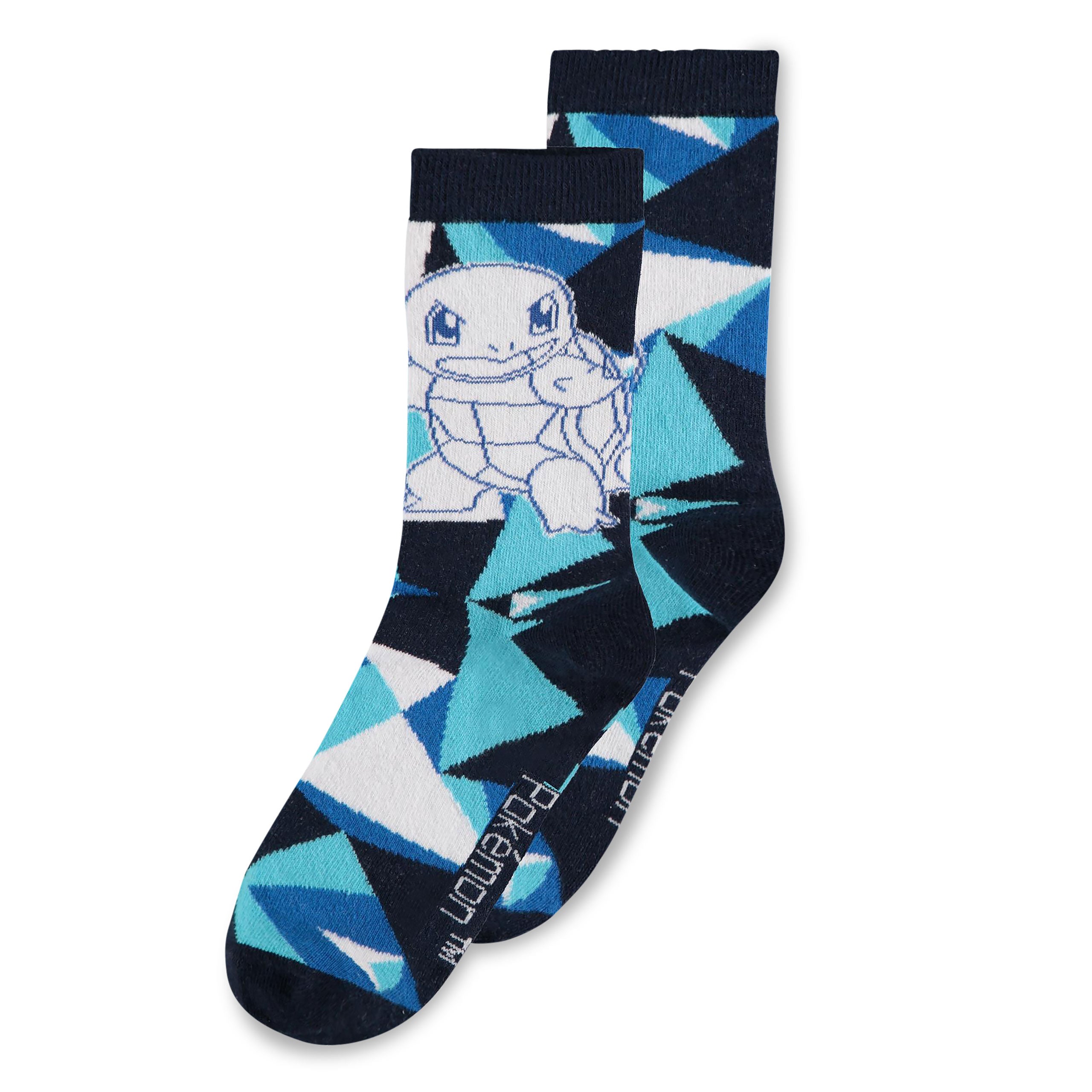 Produktbild Pokemon - Glumanda, Schiggy, Bisasam Socken 3er Set