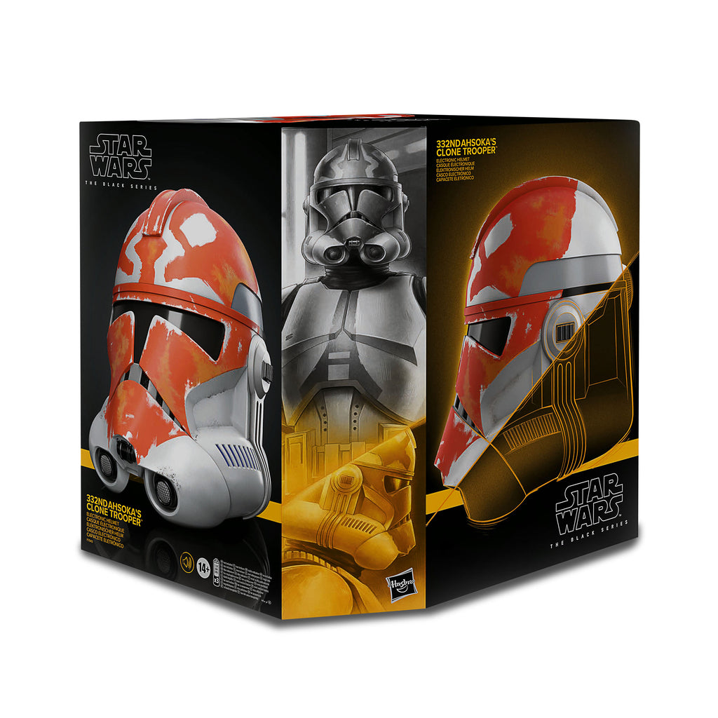 Image produit Réplique de casque premium de Clone Trooper Ahsoka Tano 332nd avec distorsion de voix - Star Wars