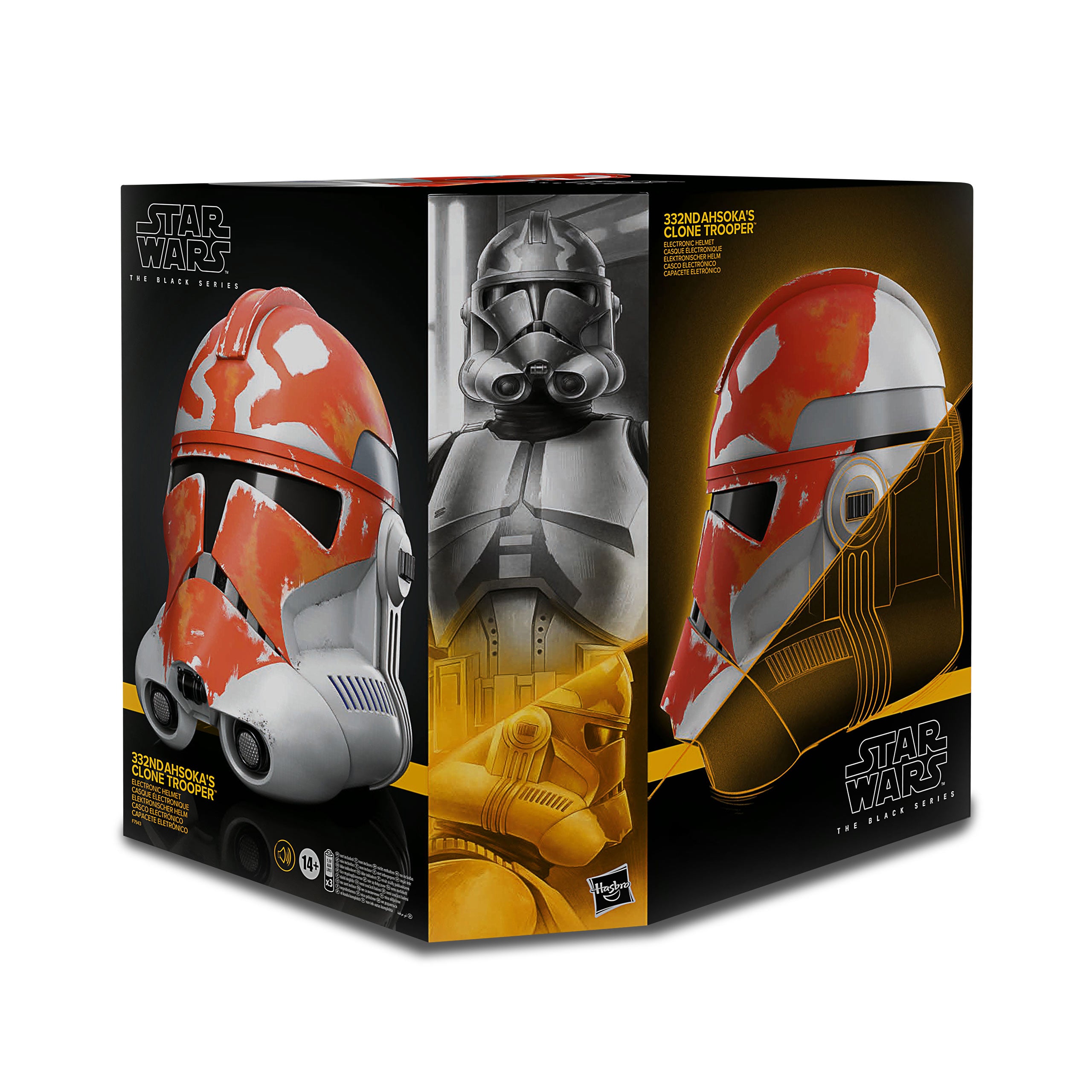 Image produit Réplique de casque premium de Clone Trooper Ahsoka Tano 332nd avec distorsion de voix - Star Wars