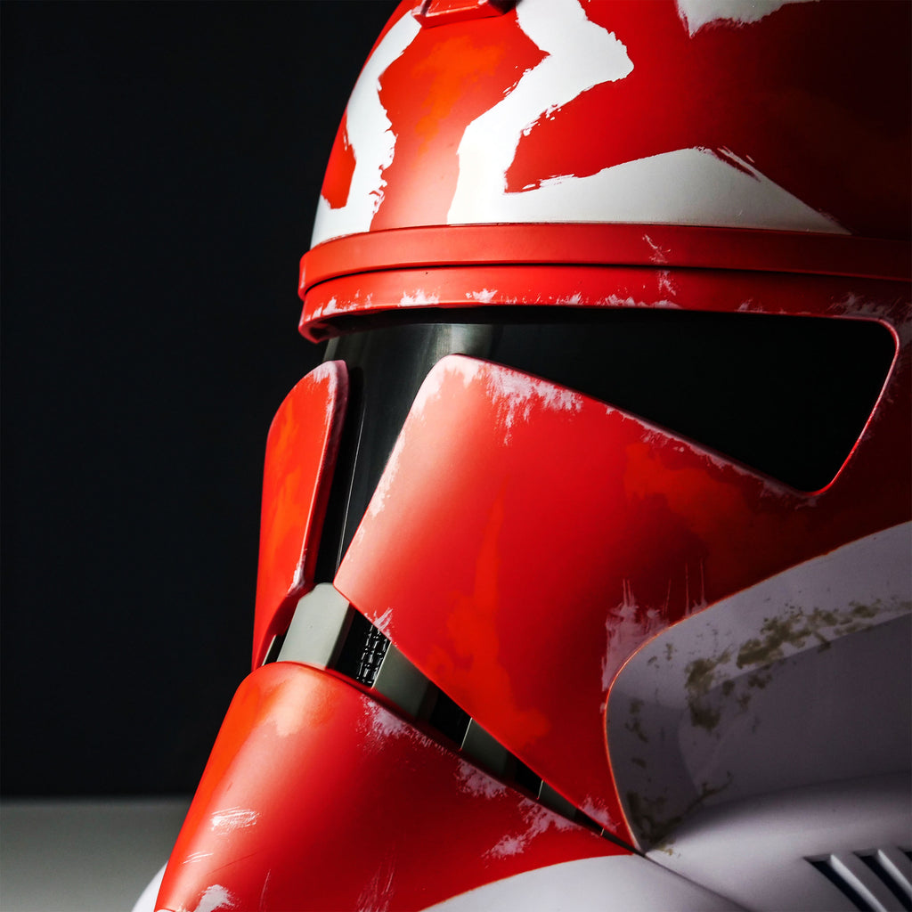 Image produit Réplique de casque premium de Clone Trooper Ahsoka Tano 332nd avec distorsion de voix - Star Wars