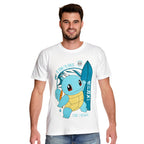 Image produit Pokemon - T-shirt Surfer Squirtle blanc