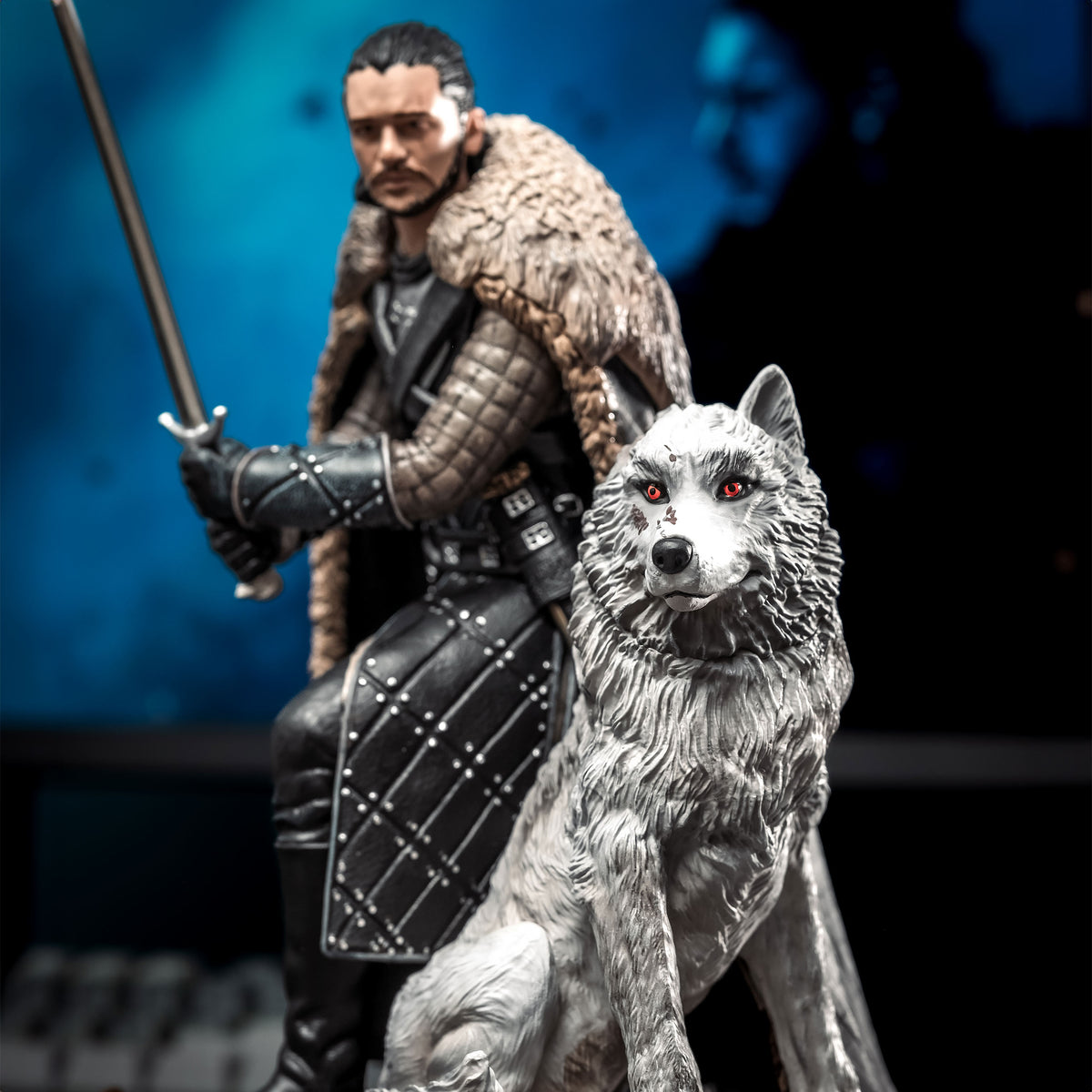Image produit Game of Thrones - Statue de Jon Snow avec Ghost