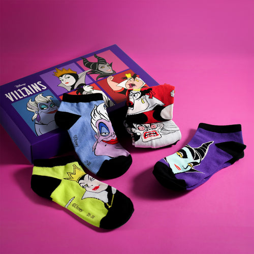 Produktbild Disney - Villains Bad Girls Sneaker Socken 5er Set