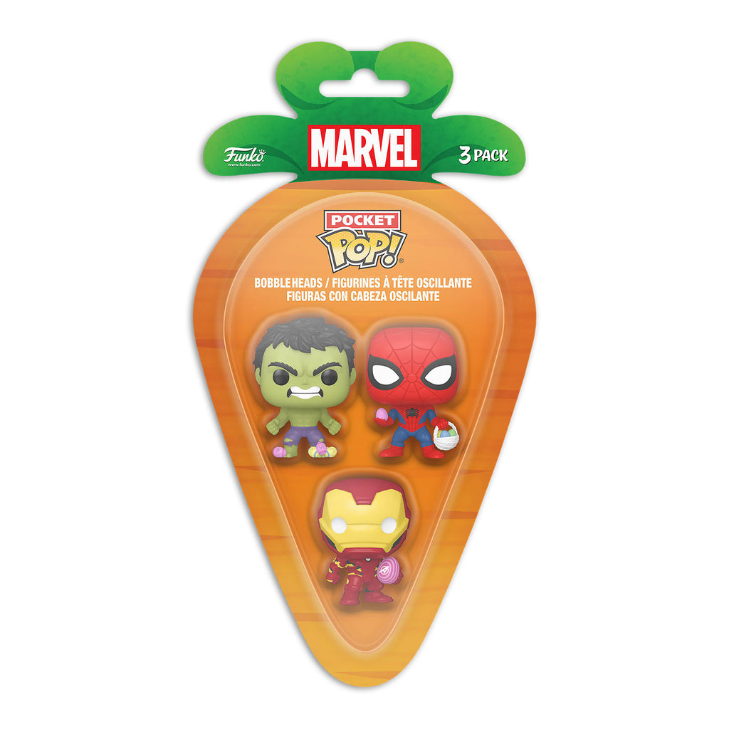 Image produit Marvel Funko Pocket Pop Set de 3 figurines Edition de Pâques
