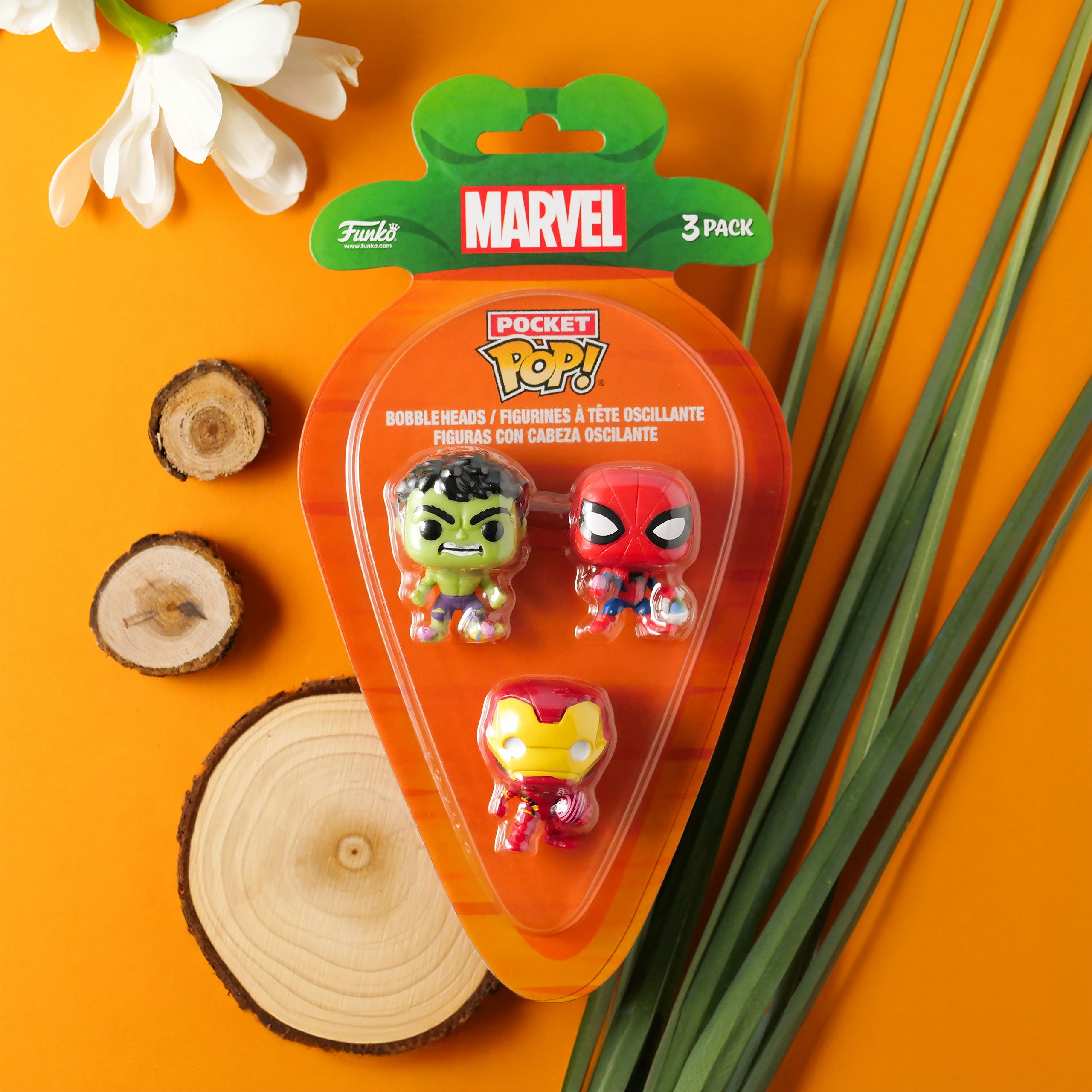 Image produit Marvel Funko Pocket Pop Set de 3 figurines Edition de Pâques