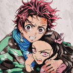 Produktbild Demon Slayer - Nezuko und Tanjiro Kamado Badetuch