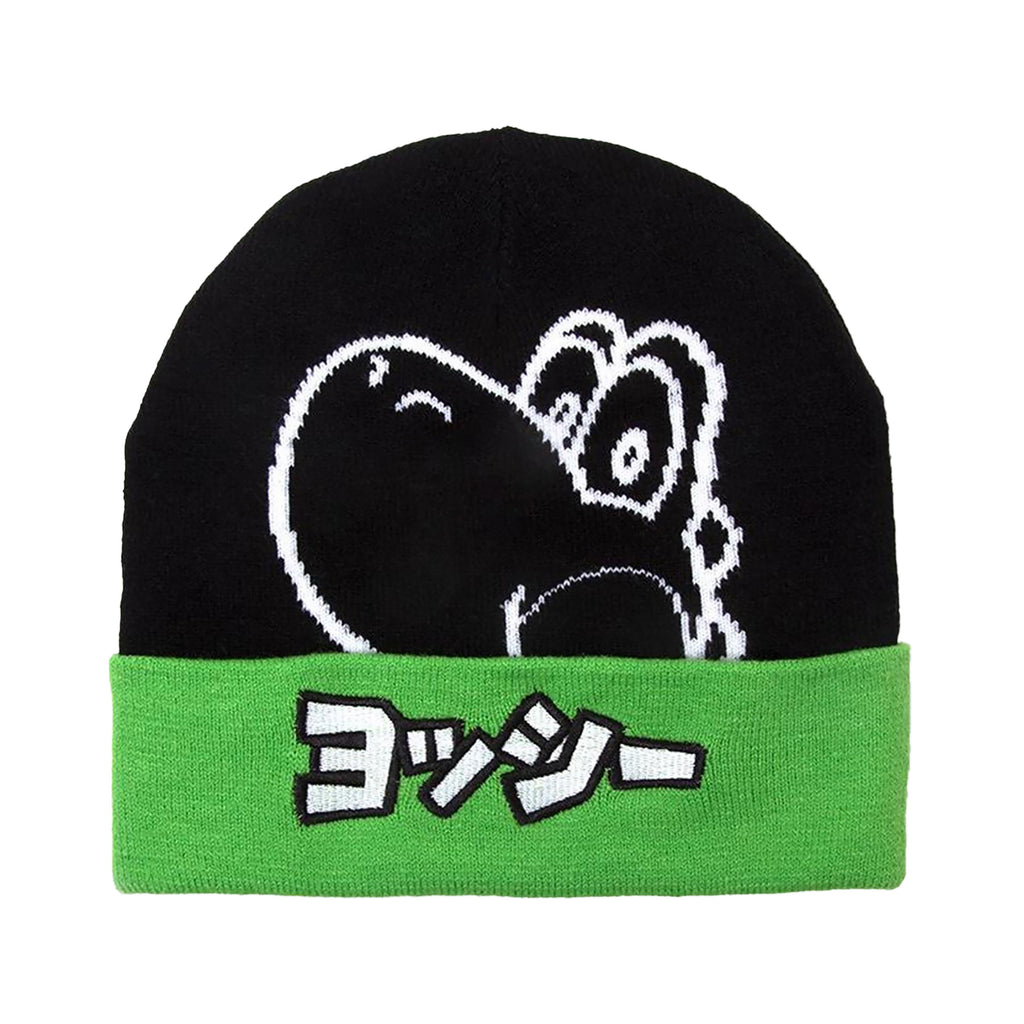Image produit Super Mario - Bonnet japonais Yoshi noir-vert