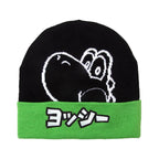 Image produit Super Mario - Bonnet japonais Yoshi noir-vert
