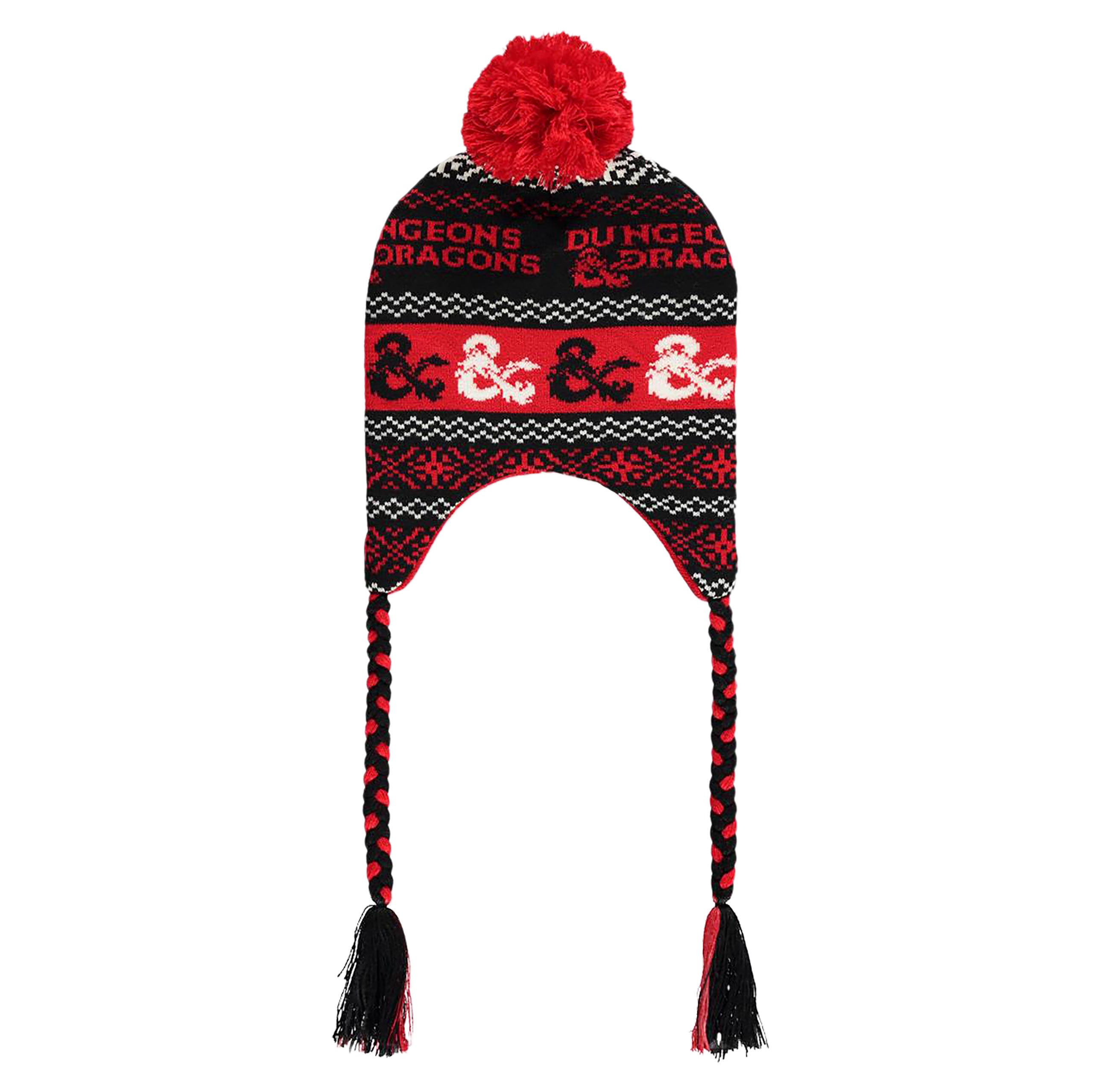 Image produit Dungeons & Dragons - Bonnet avec Pompons Logo