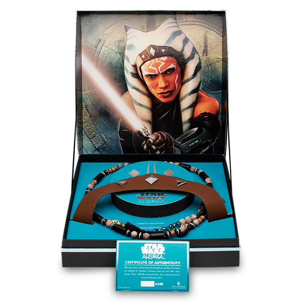 Produktbild Star Wars - Ahsoka Stirnband und Gürtelperlen Replik limitiert